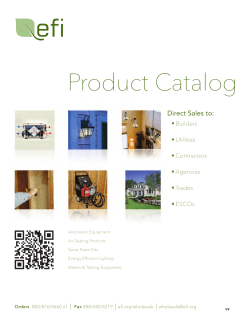 Product Catalog - Energy Federation, Inc.