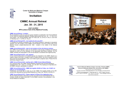 Prel. Program - Center for Molecular Medicine Cologne