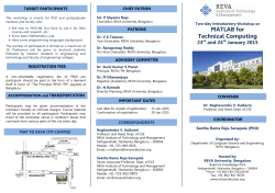 Brochure - Reva Institute of Technology & Management