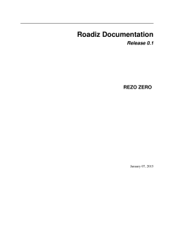 Roadiz Documentation