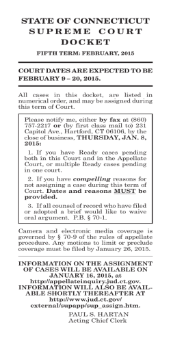 Supreme Court Docket