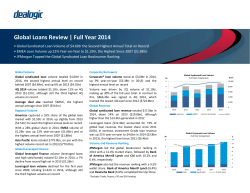 Global Loans Review | Full Year 2014