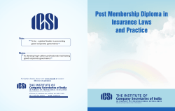 PMQ Course in Insurance Law and Practice
