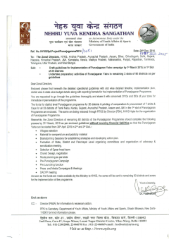 Draft Guideline for implementation of Punarjagaran Yatra Campaign