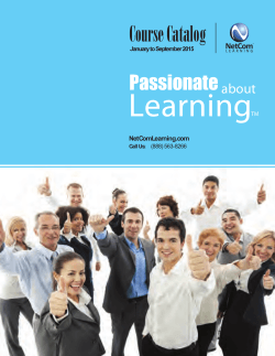PDF Course Catalog