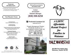 A LIHTC Affordable Rental Project for Families in