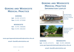 Please click here - Goring & Woodcote Medical Practice