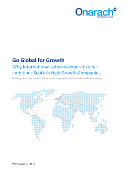 Go Global for Growth