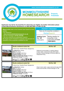 Monmouthshire Homesearch