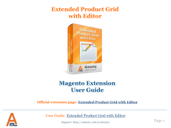 Extended Product Grid with Editor Extension by Amasty | User Guide