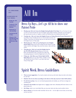 Spirit Week Dress Guidelines - Cumberland Christian Academy