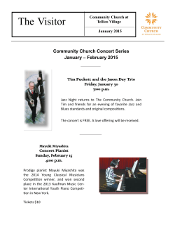 Our Latest Newsletter - Community Church at Tellico Village