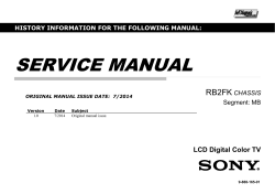 SERVICE MANUAL - Buy parts and accessories