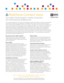 Workforce Connect Voice Specifications Sheet
