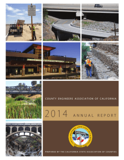 ANNUAL REPORT - County Engineers Association of California