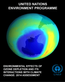 2014 Assessment in pdf - Ozone Secretariat
