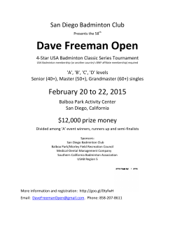 Dave Freeman Open