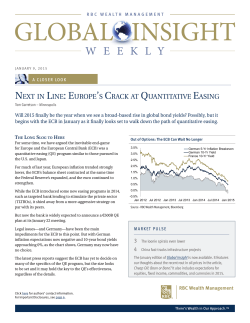 Global Insight Weekly - RBC Wealth Management USA