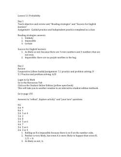 Lesson 5.1 - Coach Gammon's 7th Grade Math