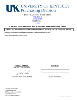 invitation for bids cck-2000-15 dairy barn addendum # 1 1-8-15