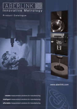 (pdf 2Mb) - Aberlink Innovative Metrology