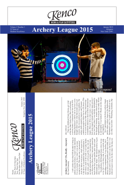 Archery League 2015