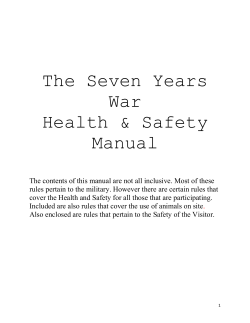 SYW Health & Safety Manual