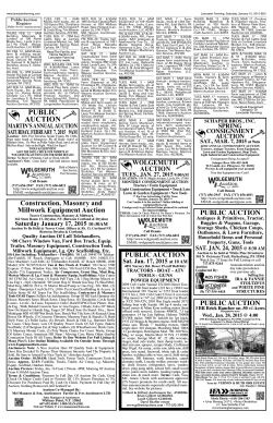 public auction - Lancaster Farming