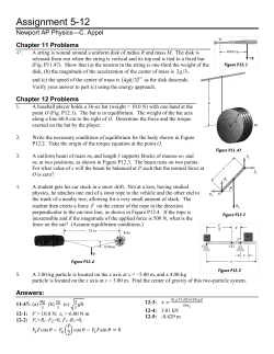 Assignment 5-12 - AppelPhysics.com
