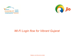 Wi-Fi Login flow for Vibrant Gujarat
