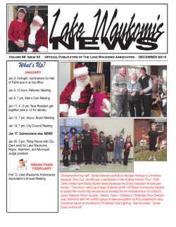 Newsletter - Lake Waukomis, Missouri