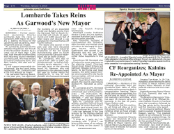 Ballyhoo Lombardo Takes Reins As Garwood's New Mayor