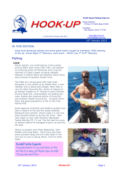 Hook Up eNews - Perth Game Fishing Club