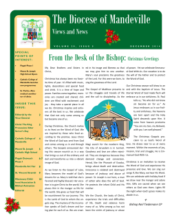 Views & News 2014 - The Official Website of the Roman Catholic