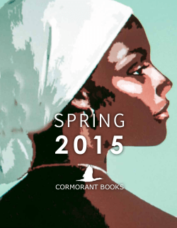 Spring 2015 - Cormorant Books