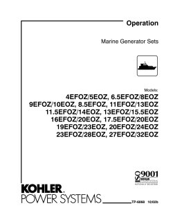 Operation Manual, 5-32EOZ Marine (TP-6068)