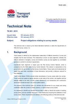 Survey (pdf 284KB) - Asset Standards Authority