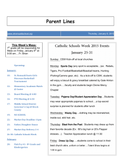 Parent Lines - St. Romuald Interparochial School