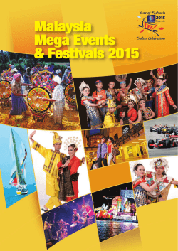 Mega Events & Festivals 2015 Malaysia
