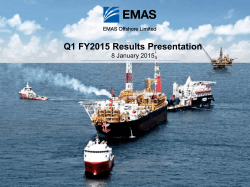 EMAS Offshore 1QFY15 Results Presentation