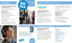 January Bus Talk - Lane Transit District