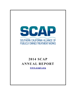 2014 SCAP Annual Report
