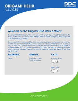 ORIGAMI HELIX - DNA Diagnostics Center
