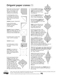 Origami paper cranes (1)