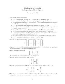 Worksheet 5, Math 54