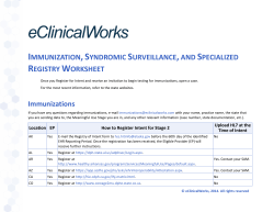 MU - eCW Immunization_SS_SR_Worksheet
