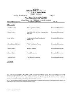 Council Meeting Agendas and Minutes