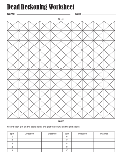 Dead Reckoning Worksheet