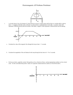 Electromagnetic AP Problems Worksheet