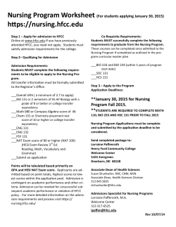 Nursing Program Worksheet https://nursing.hfcc.edu